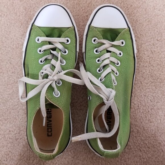 Converse sneakers Men 5 Women 7 Chuck Taylor All Star Low Top Ox Piquant Green - Picture 7 of 15